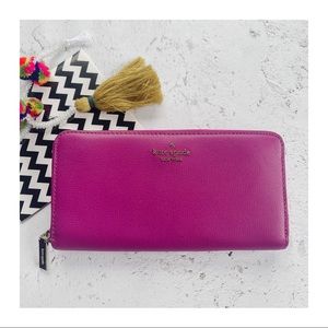 Kate Spade Tippy Large Continental Wallet Bajarose NWT
